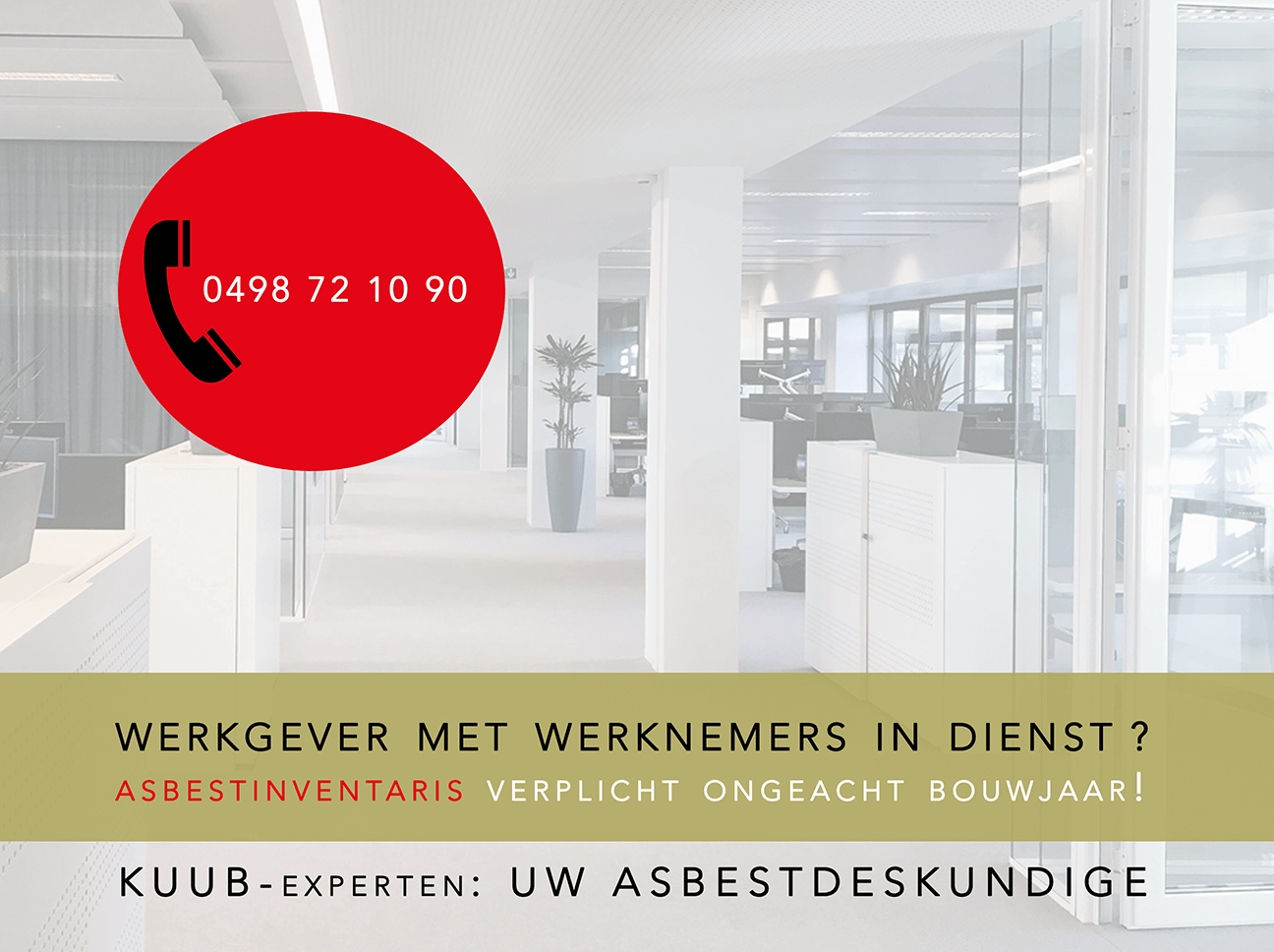 Asbestinventaris verplicht KUUB-experten
